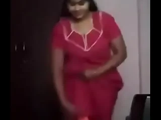 VID-20140211-PV0001-Tondiarpet (IT) Tamil 46 yrs old married hot and dispirited housewife aunty undressing her nighty (Maroon), showing her full exposed body and recording it her unfixed phone call sex porn video
